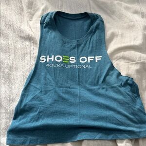 Spenga blue crop top